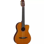 Yamaha NCX3C NT NCX - ACOUSTIC-ELECTRIC CLASSICAL GUITAR; SOLID CEDAR TOP; SOLID WALNUT BACK AND SIDES; MAHOGANY NECK; EBONY FINGERBOARD; ATMOSFEEL (UNDERSADDLE PICKUP + CONTACT SENSOR + MIC); CARRY BAG  NATURAL
